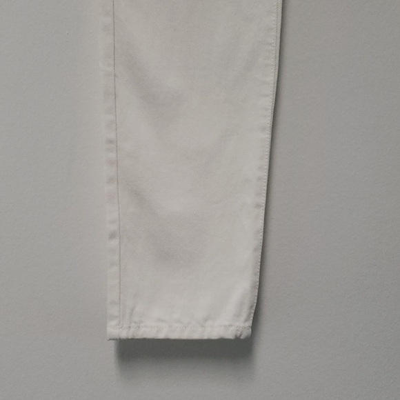 Sezane 1967 ecru denim high rise straight leg pants - Picture 11 of 16